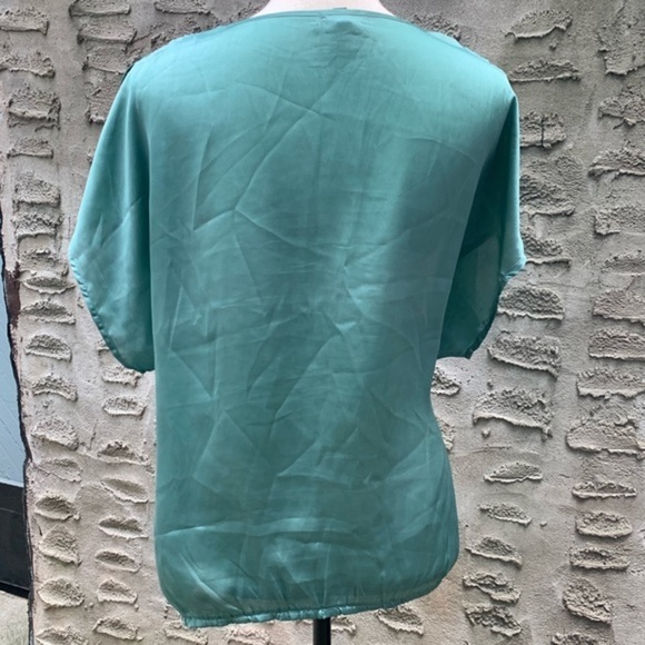 Apt 9 Blue Green Print Top - Picture 2 of 5